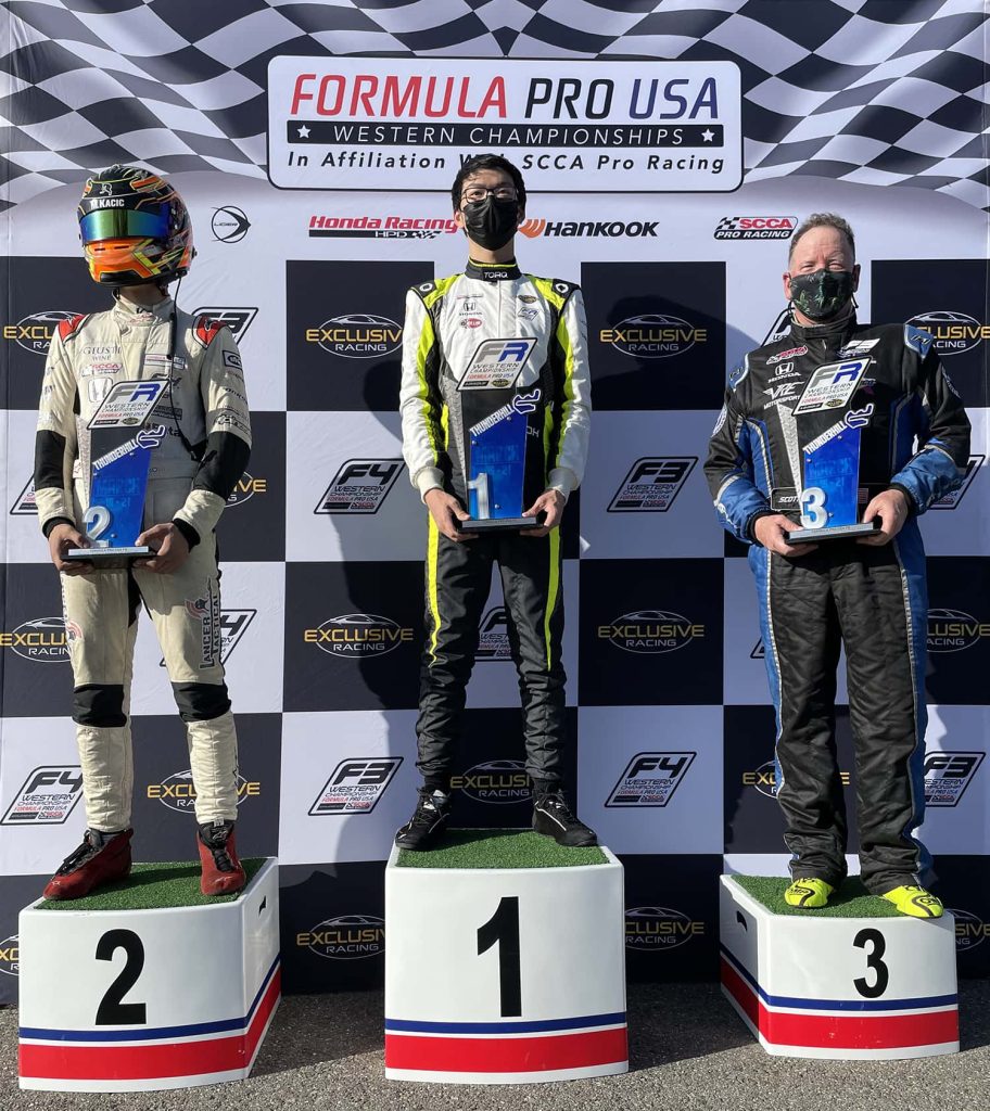 Formula Pro USA Championship Sees Rookie Winner in FR as Two Different Drivers Top the Podium in F4