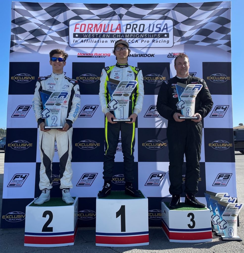 Formula Pro USA Championship Has Four Winners in Four Races This Past Weekend