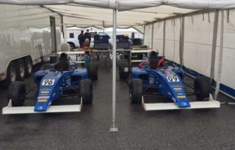 Parked F1 Cars